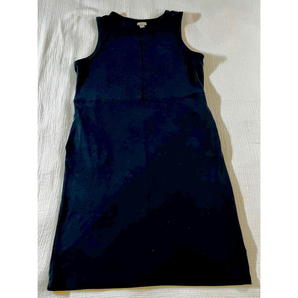 A New Day Sleeveless Black Jersey Knit Sheath Dress Women's US M